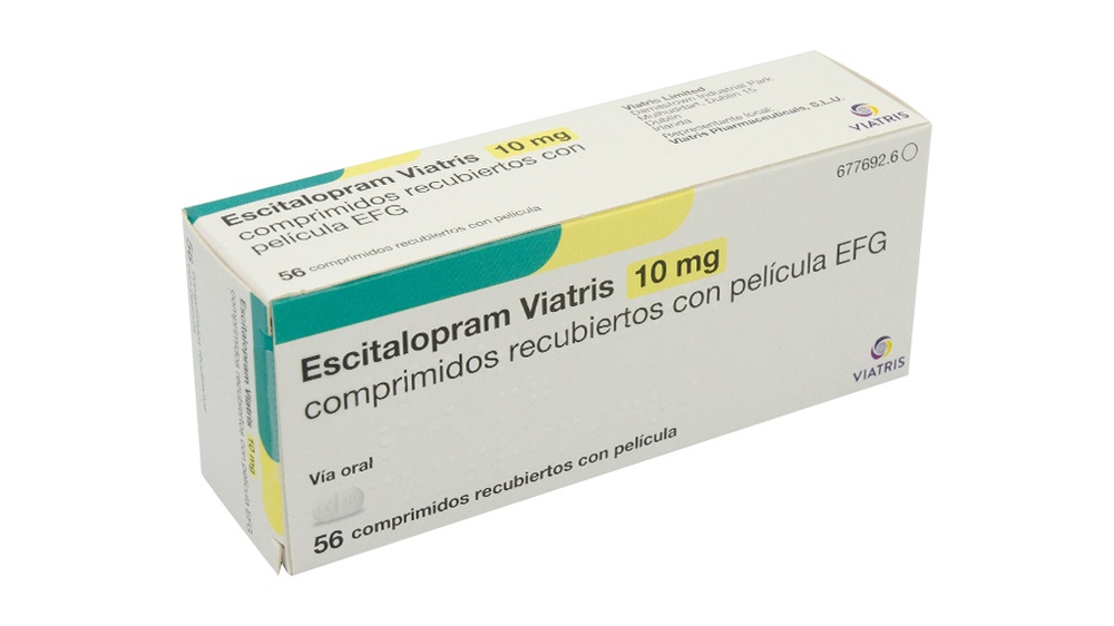 ESCITALOPRAM VIATRIS 10 mg COMPRIMIDOS REVESTIDOS POR PELÍCULA