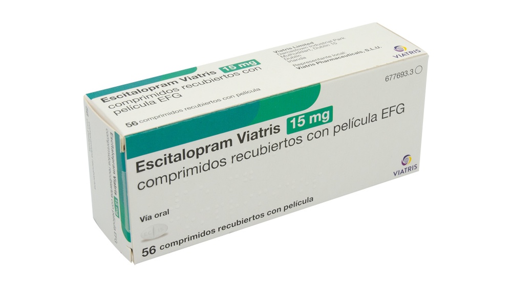 ESCITALOPRAM VIATRIS 15 mg COMPRIMIDOS REVESTIDOS POR PELÍCULA