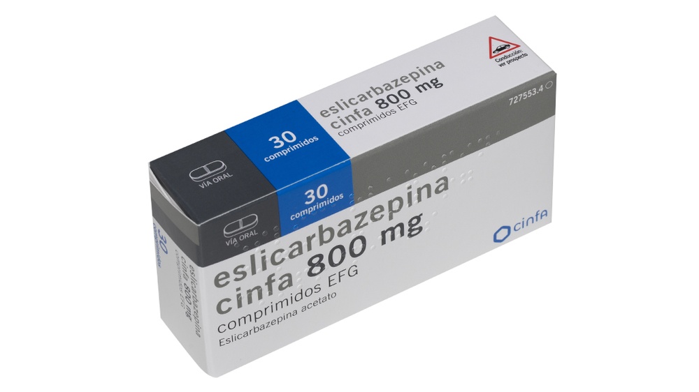 ESLICARBAZEPINA CINFA 800 mg COMPRIMIDOS