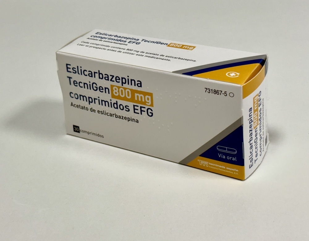 ESLICARBAZEPINA TECNIGEN 800 mg COMPRIMIDOS
