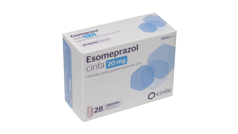 ESOMEPRAZOL CINFA 20 mg CÁPSULAS DURAS GASTRO-RESISTENTES