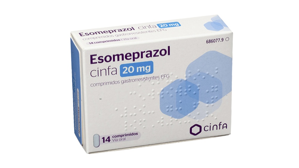 ESOMEPRAZOL CINFA 20 mg COMPRIMIDOS GASTRO-RESISTENTES