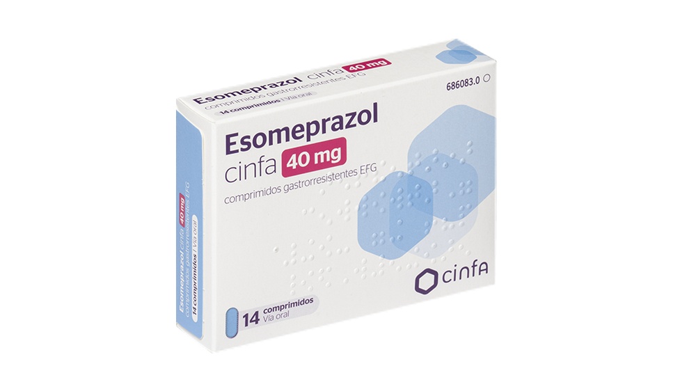 ESOMEPRAZOL CINFA 40 mg COMPRIMIDOS GASTRO-RESISTENTES