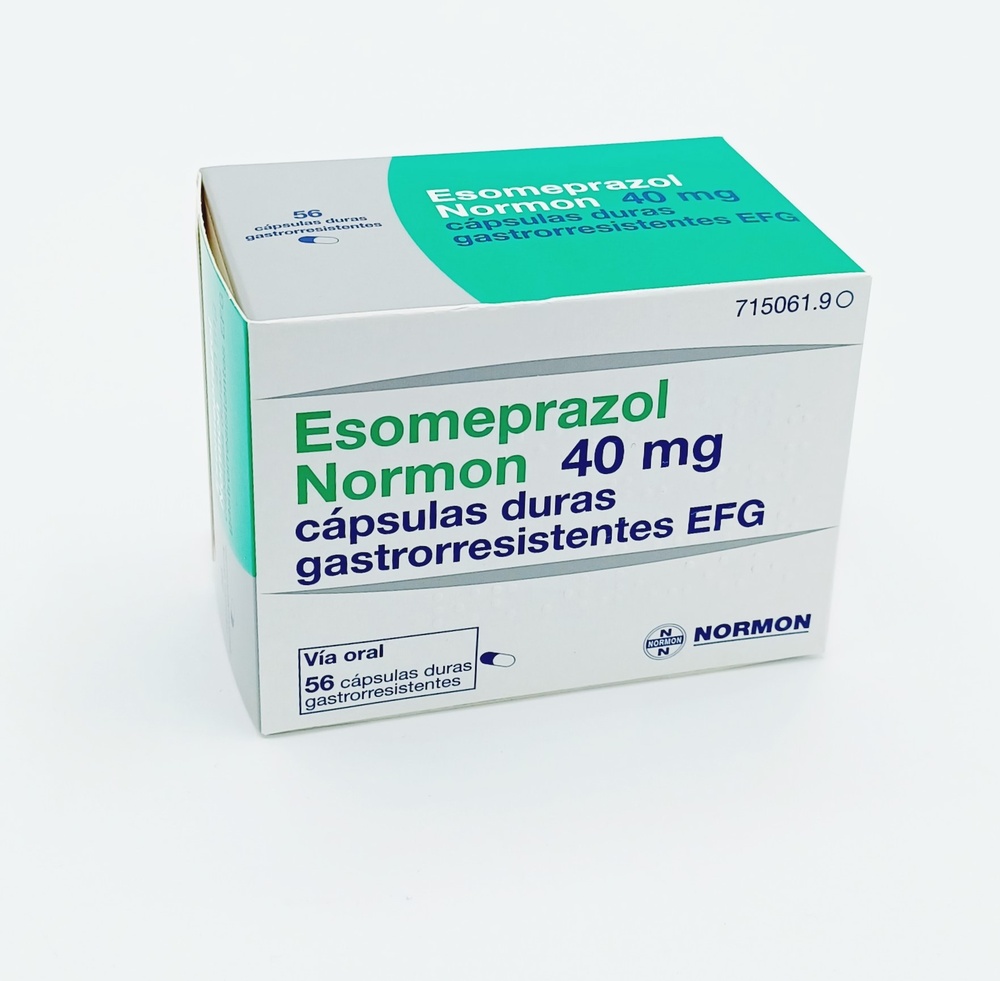ESOMEPRAZOL NORMON 40 mg CÁPSULAS DURAS GASTRO-RESISTENTES