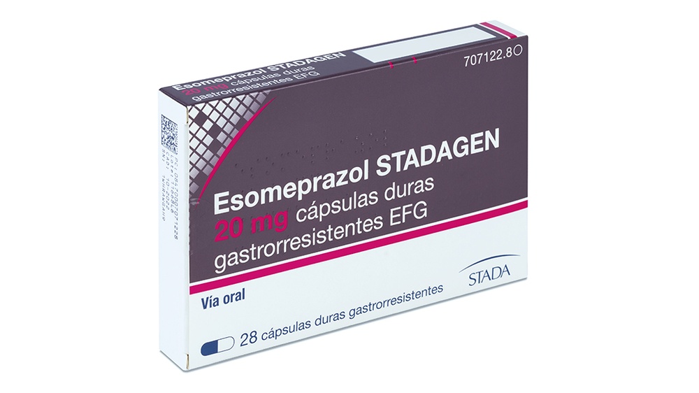 ESOMEPRAZOL STADA 20 mg CÁPSULAS DURAS GASTRO-RESISTENTES