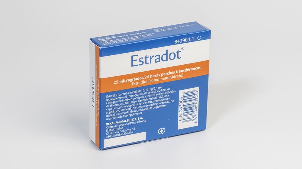 ESTRADOT 25 microgramas/24 horas, penso transdérmico
