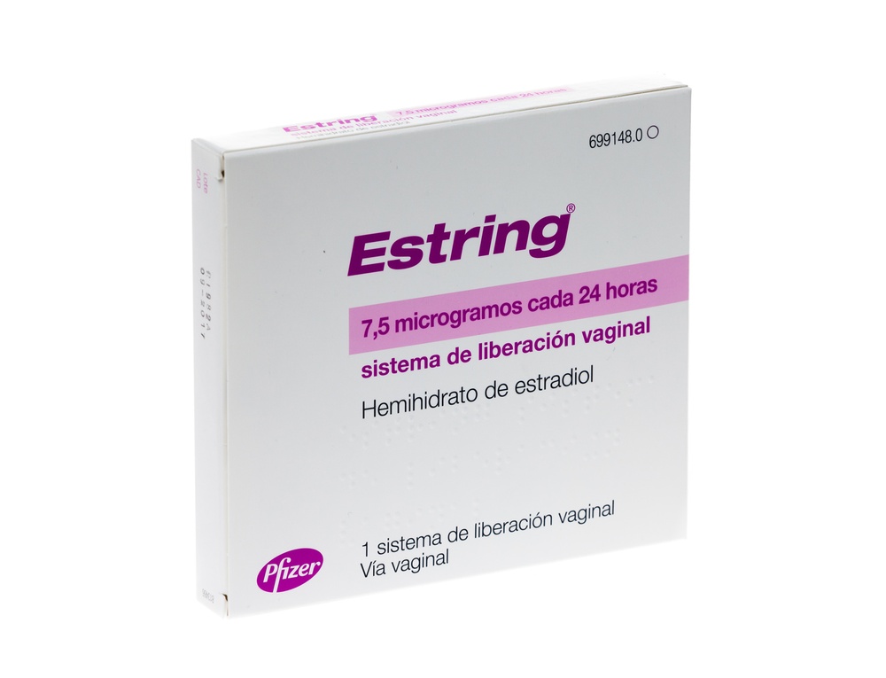 ESTRING 7,5 microgramas a cada 24 horas sistema de libertação vaginal