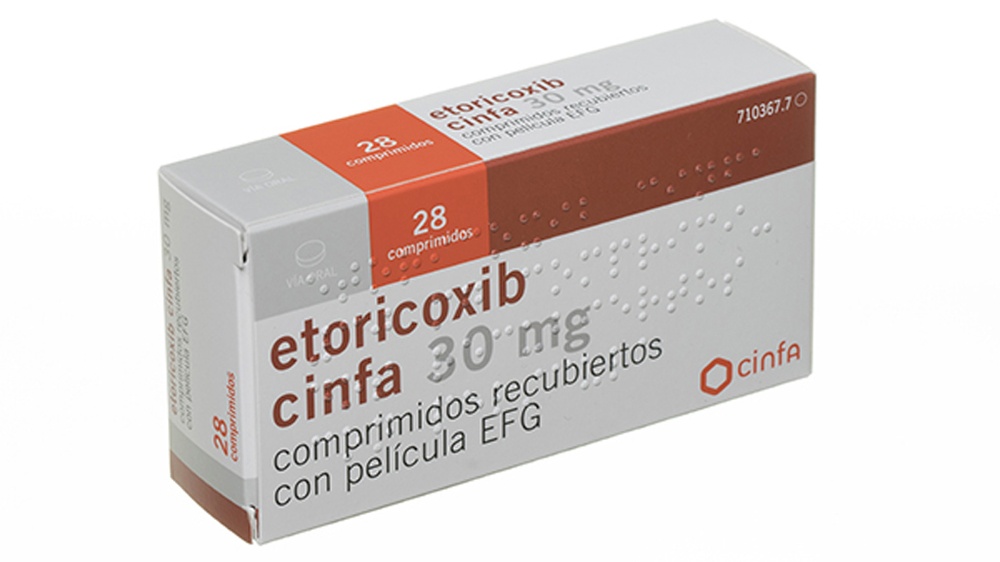 ETORICOXIB CINFA 30 mg COMPRIMIDOS REVESTIDOS POR PELÍCULA