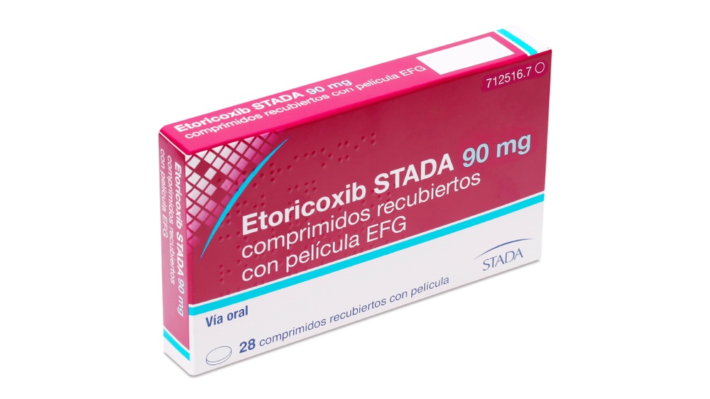 ETORICOXIB STADA 90 mg COMPRIMIDOS REVESTIDOS POR PELÍCULA
