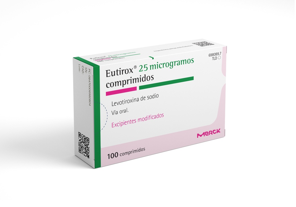 EUTIROX 25 microgramas COMPRIMIDOS