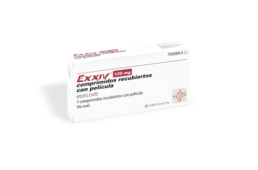 EXXIV 120 mg COMPRIMIDOS REVESTIDOS POR PELÍCULA