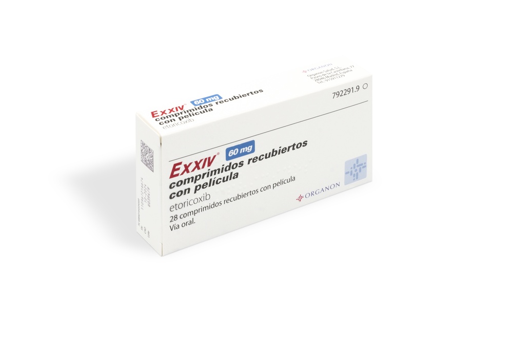EXXIV 60 mg COMPRIMIDOS REVESTIDOS POR PELÍCULA