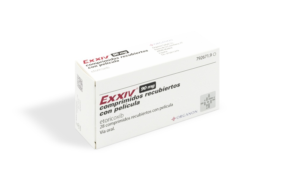 EXXIV 90 mg COMPRIMIDOS REVESTIDOS POR PELÍCULA