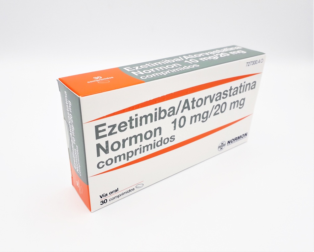EZETIMIBA/ATORVASTATINA NORMON 10 mg/20 mg COMPRIMIDOS