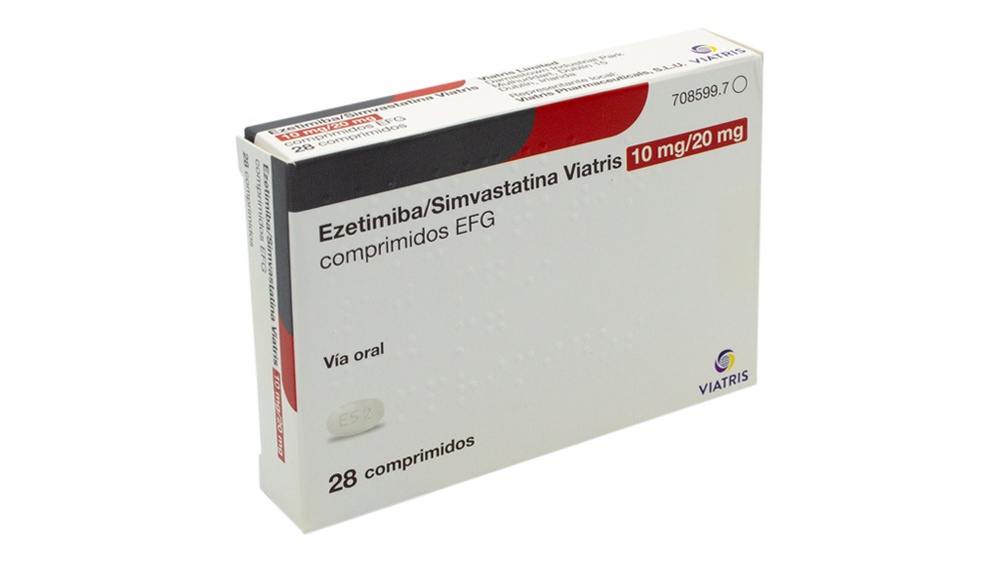 EZETIMIBA/SIMVASTATINA VIATRIS 10 mg/20 mg COMPRIMIDOS