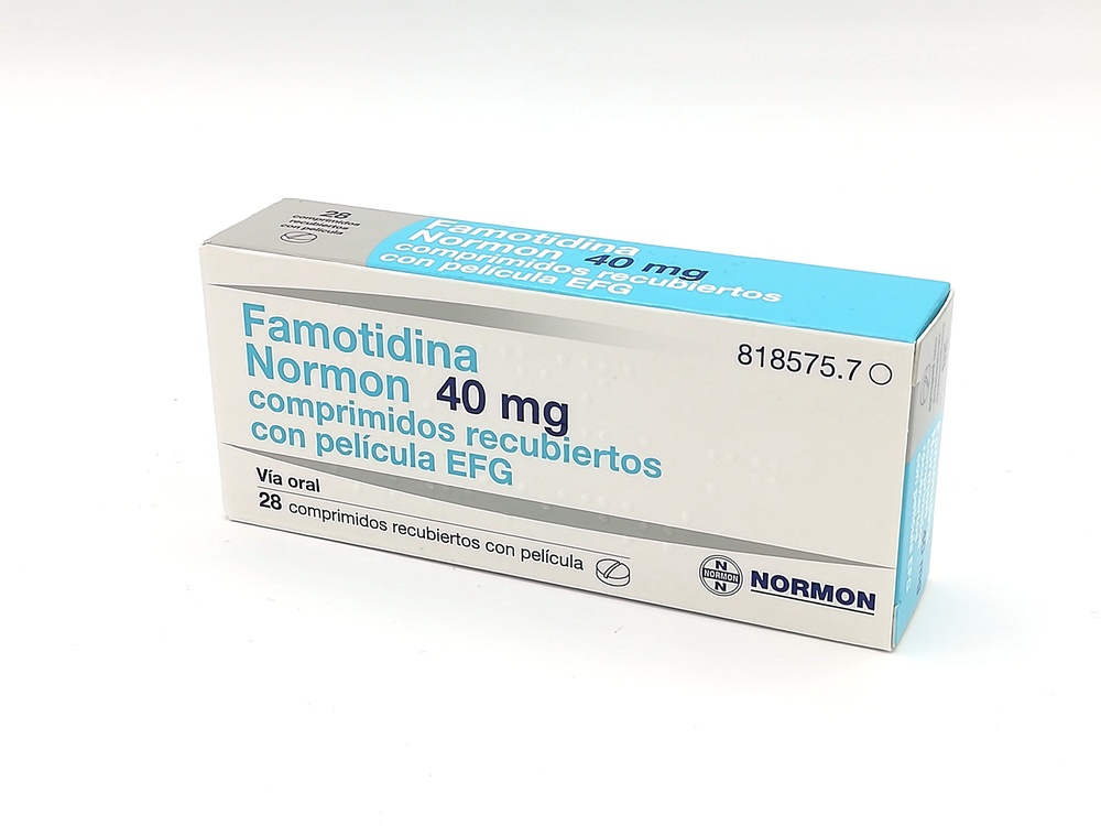FAMOTIDINA NORMON 40 mg COMPRIMIDOS REVESTIDOS POR PELÍCULA