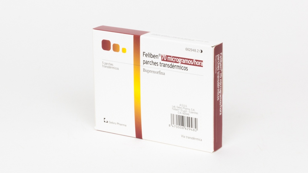 FELIBEN 70 microgramas/HORA PACHES TRANSDÉRMICOS