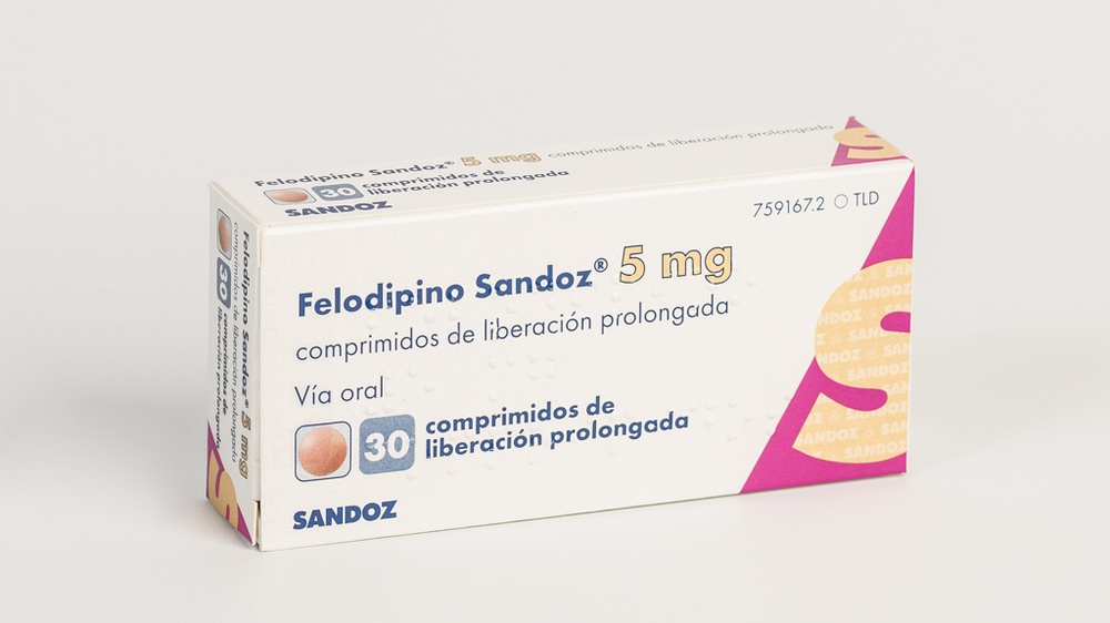 FELODIPINA SANDOZ 5 mg COMPRIMIDOS DE LIBERTAÇÃO PROLONGADA