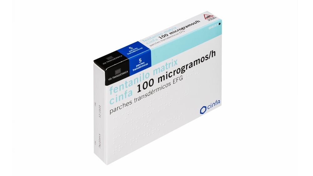 FENTANIL MATRIX CINFA 100 microgramas/hora Adesivos Transdérmicos