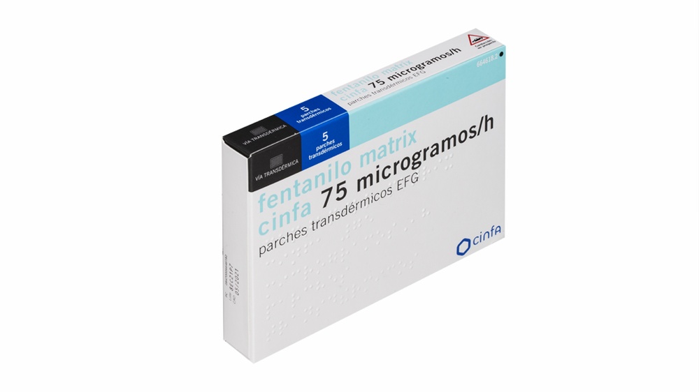 FENTANIL MATRIX CINFA 75 microgramas/hora DESPERDÍVEIS TRANSDÉRMICOS