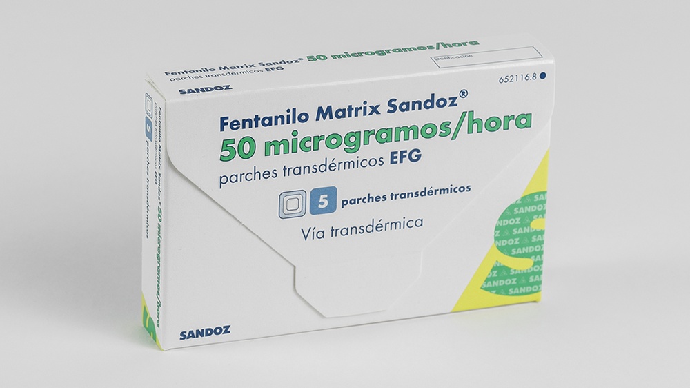 FENTANIL MATRIX SANDOZ 50 microgramas/hora PENSO TRANSDéRMICO