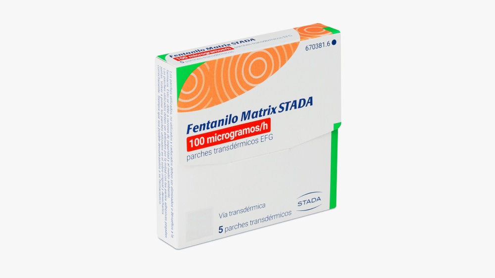 FENTANIL MATRIX STADA 100 microgramas/hora DESPERDÍVEIS TRANSDÉRMICOS