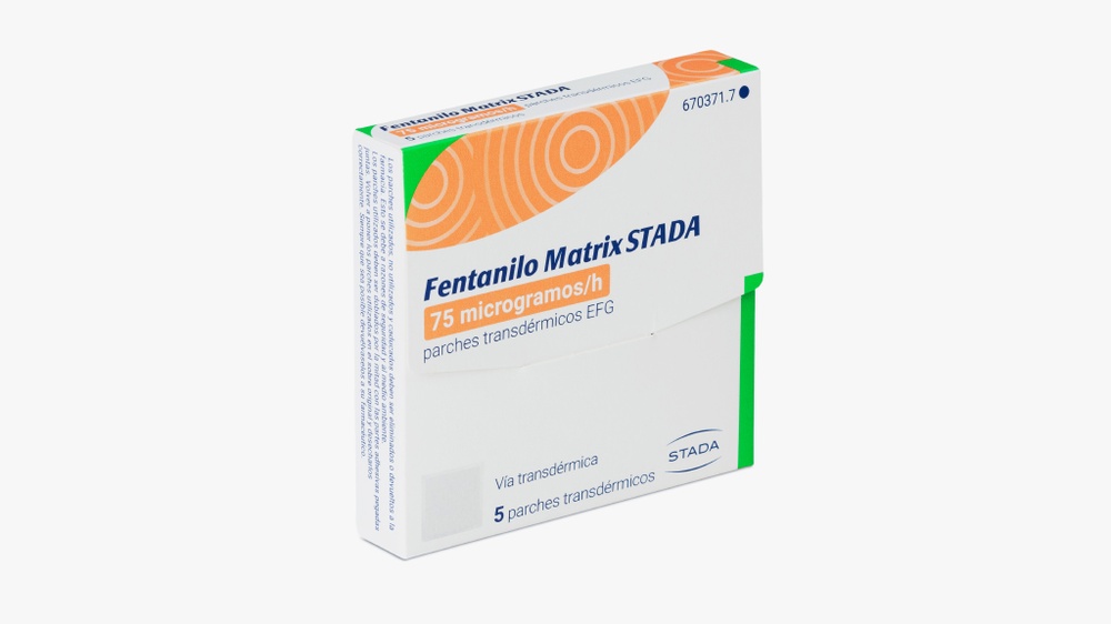 FENTANIL MATRIX STADA 75 microgramas/hora DESPERDÍVEIS TRANSDÉRMICOS