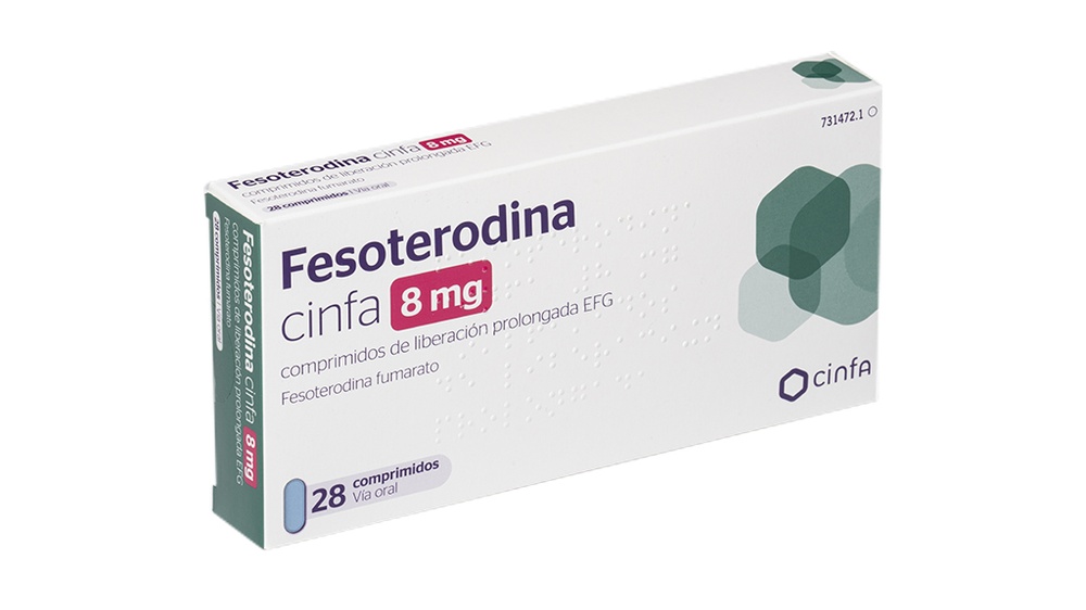 FESOTERODINA CINFA 8 mg COMPRIMIDOS DE LIBERTAÇÃO PROLONGADA