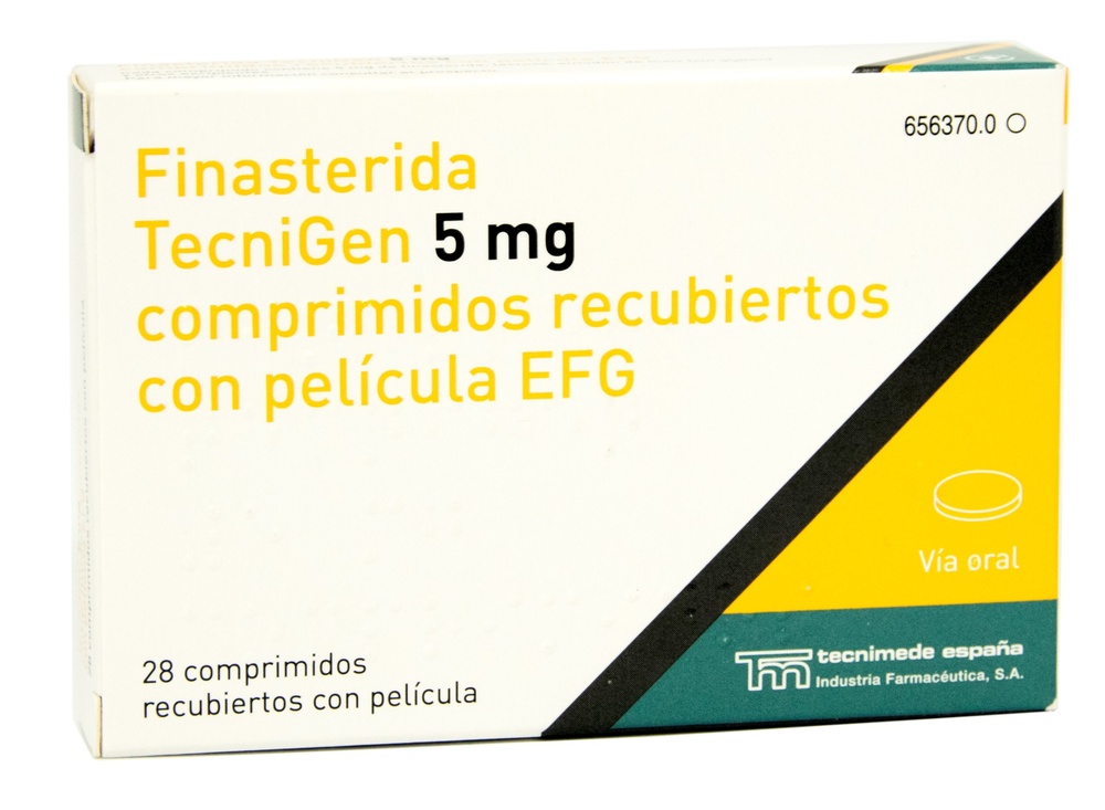 FINASTERIDA TECNIGEN 5 mg COMPRIMIDOS REVESTIDOS POR PELÍCULA