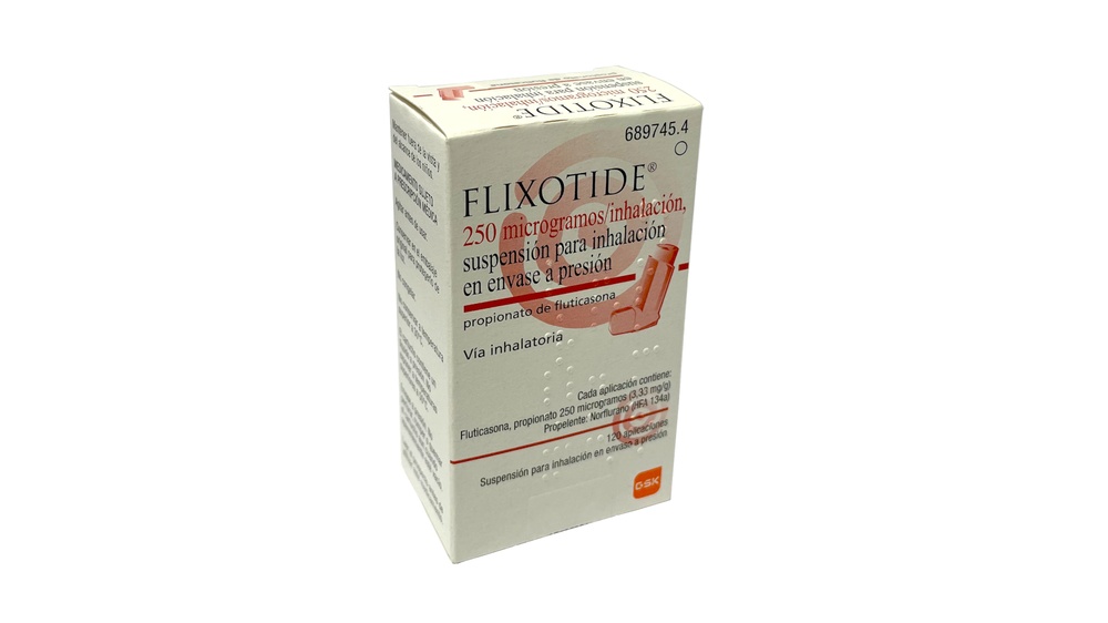 FLIXOTIDE 250 microgramas/inalação, suspensão para inalação em embalagem pressurizada