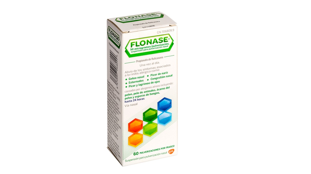 FLONASE 50 microgramas/pulverização SUSPENSÃO PARA PULVERIZAÇÃO NASAL