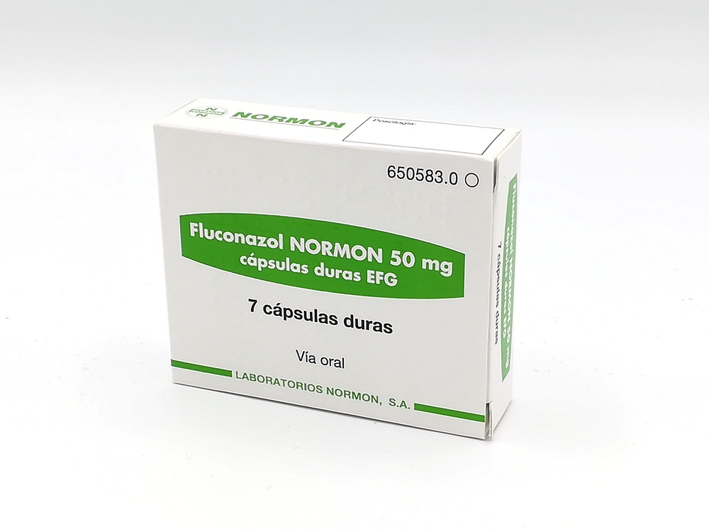 FLUCONAZOL NORMON 50 mg CÁPSULAS DURAS