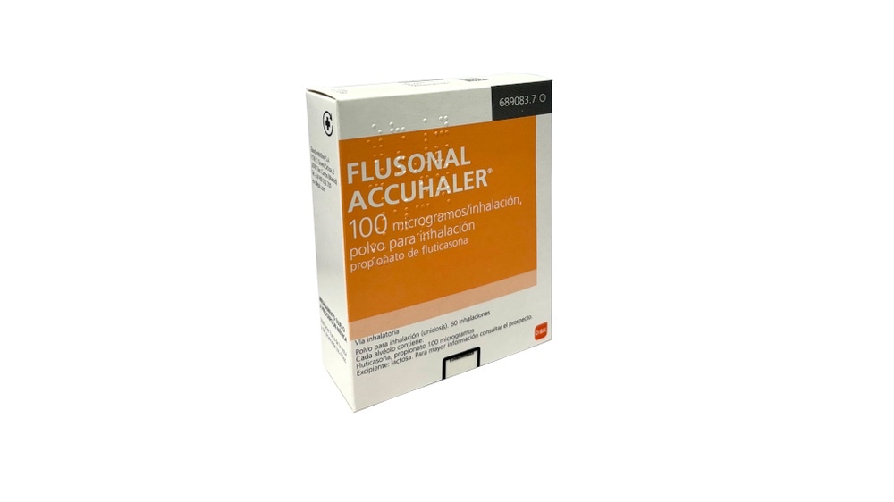 FLUSONAL ACCUHALER 100 microgramas/inalação, pó para inalação