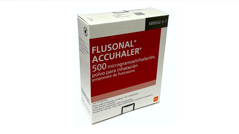 FLUSONAL ACCUHALER 500 microgramas/inalação, pó para inalação
