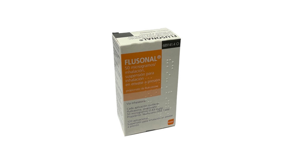 FLUSONAL 50 microgramas/inalação, suspensão para inalação em embalagem pressurizada