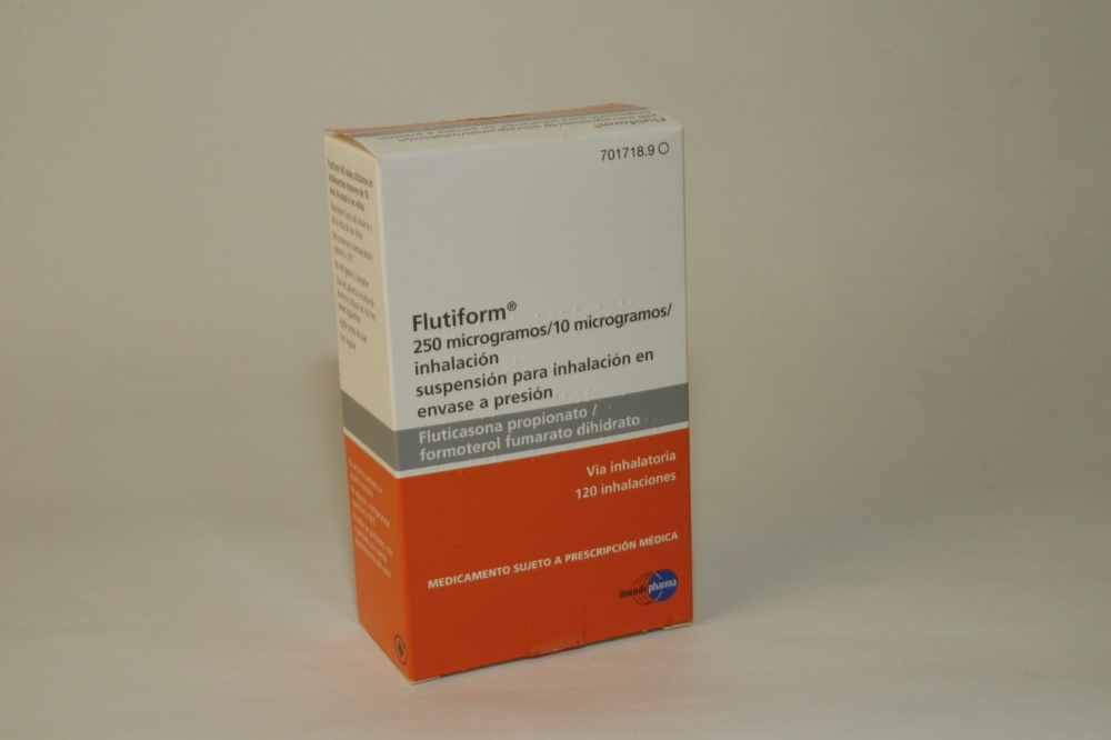 FLUTIFORM 250 microgramas / 10 microgramas SUSPENSÃO PARA INALAÇÃO em embalagem pressurizada