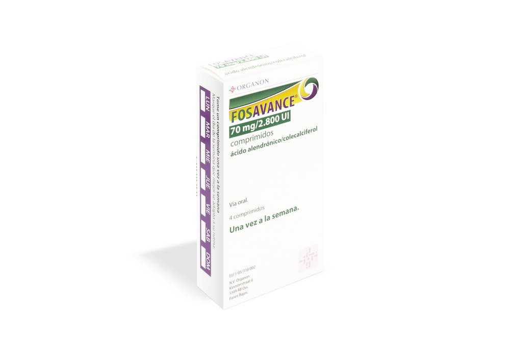 FOSAVANCE 70 mg/2800 UI COMPRIMIDOS