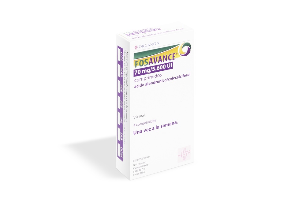 FOSAVANCE 70 mg/5600 UI COMPRIMIDOS