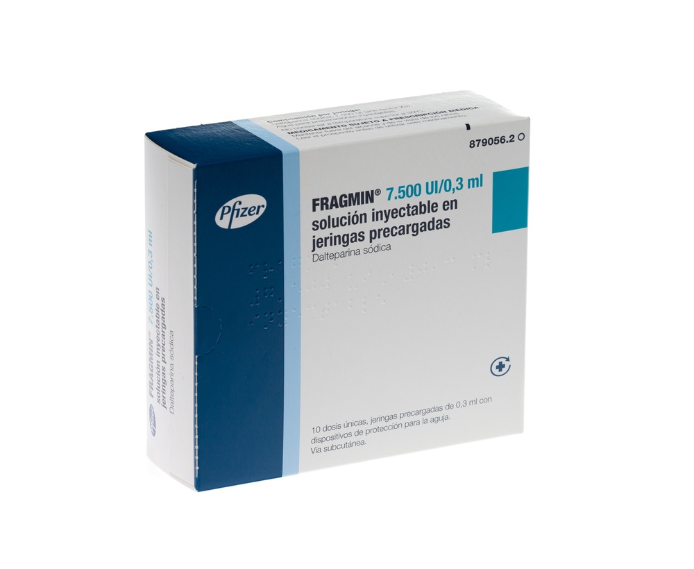 FRAGMIN 7.500 UI/0,3 ml SOLUÇÃO INJETÁVEL EM SERINGAS PREENCHIDAS