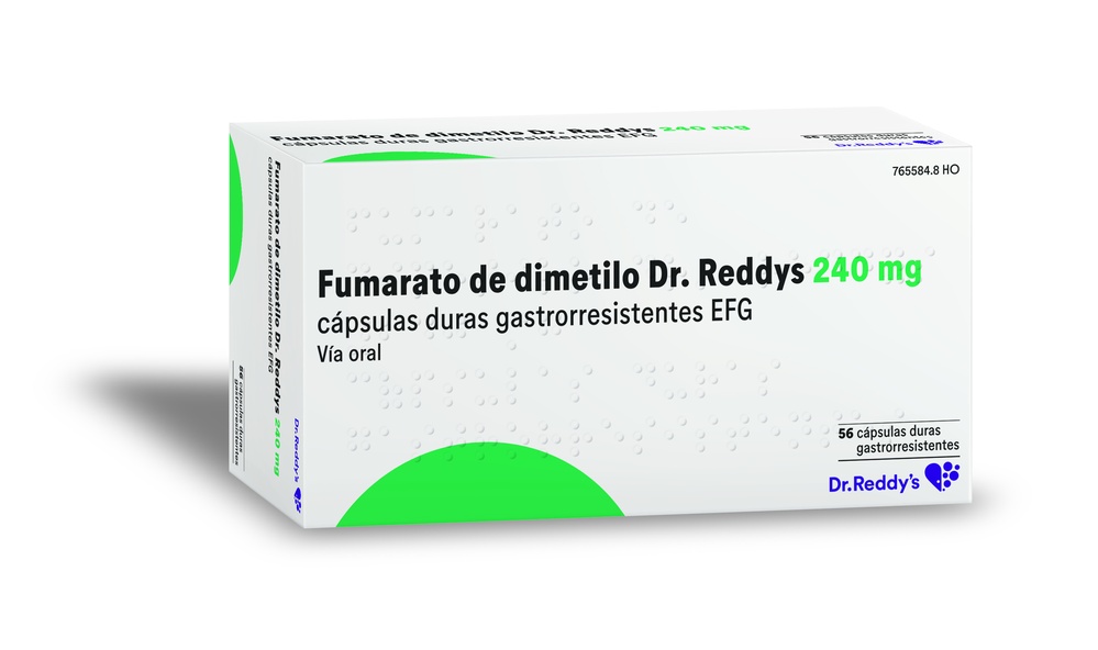 FUMARATO DE DIMETILO DR. REDDYS 240 mg CÁPSULAS DURAS GASTRORRESISTENTES