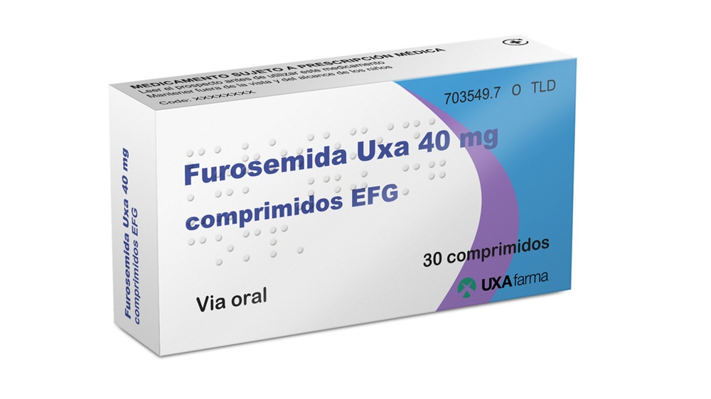 FUROSEMIDA UXA 40 mg COMPRIMIDOS