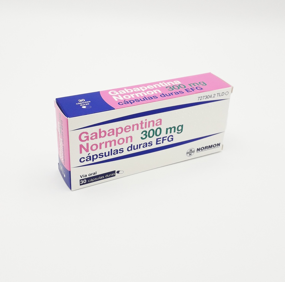 GABAPENTINA NORMON 300 mg CÁPSULAS DURAS