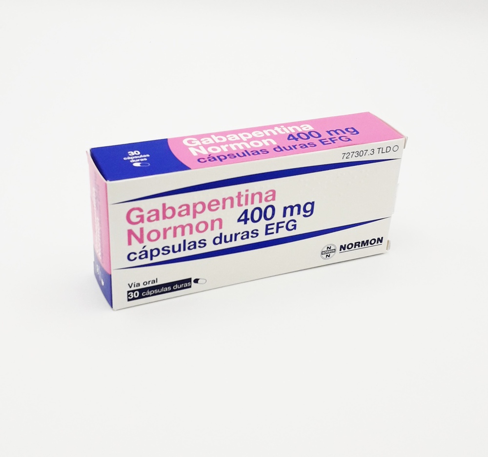 GABAPENTINA NORMON 400 mg CÁPSULAS DURAS