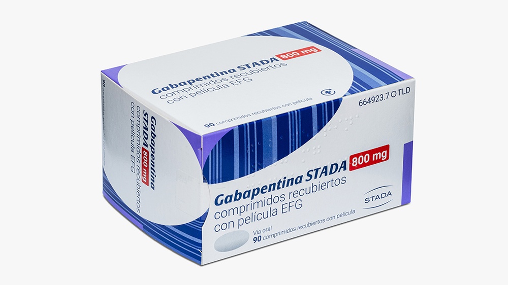 GABAPENTINA STADA 800 mg COMPRIMIDOS REVESTIDOS POR PELÍCULA