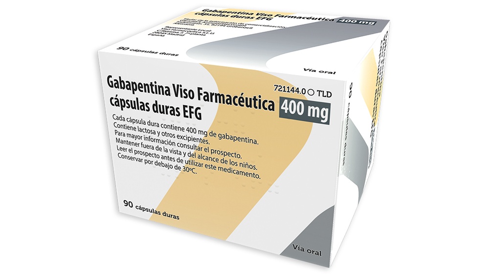 GABAPENTINA VISO FARMACEUTICA 400 mg CÁPSULAS DURAS