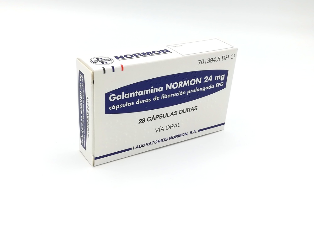 GALANTAMINA NORMON 24 mg CÁPSULAS DE LIBERTAÇÃO PROLONGADA DURAS