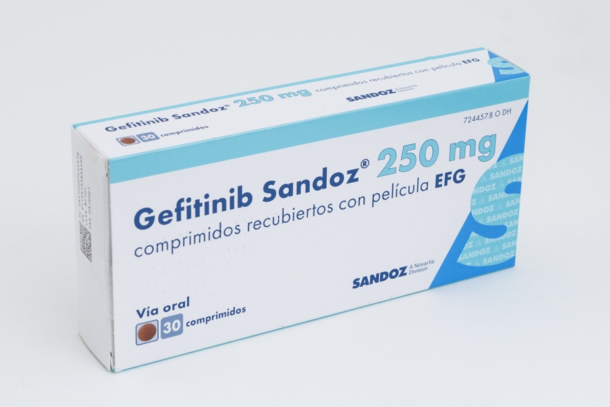 GEFITINIB SANDOZ 250 mg COMPRIMIDOS REVESTIDOS POR PELÍCULA