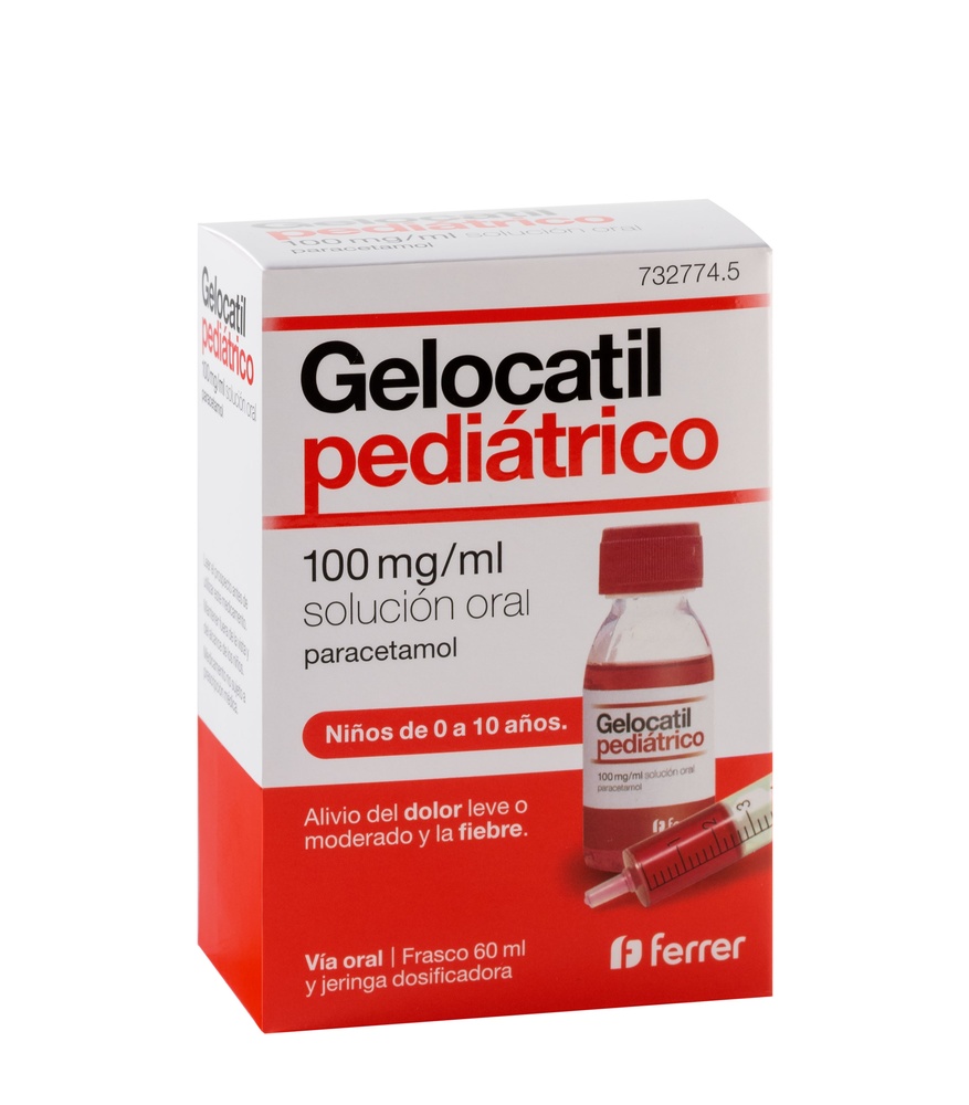 GELOCATIL PEDIÁTRICO 100mg/ml SOLUÇÃO ORAL