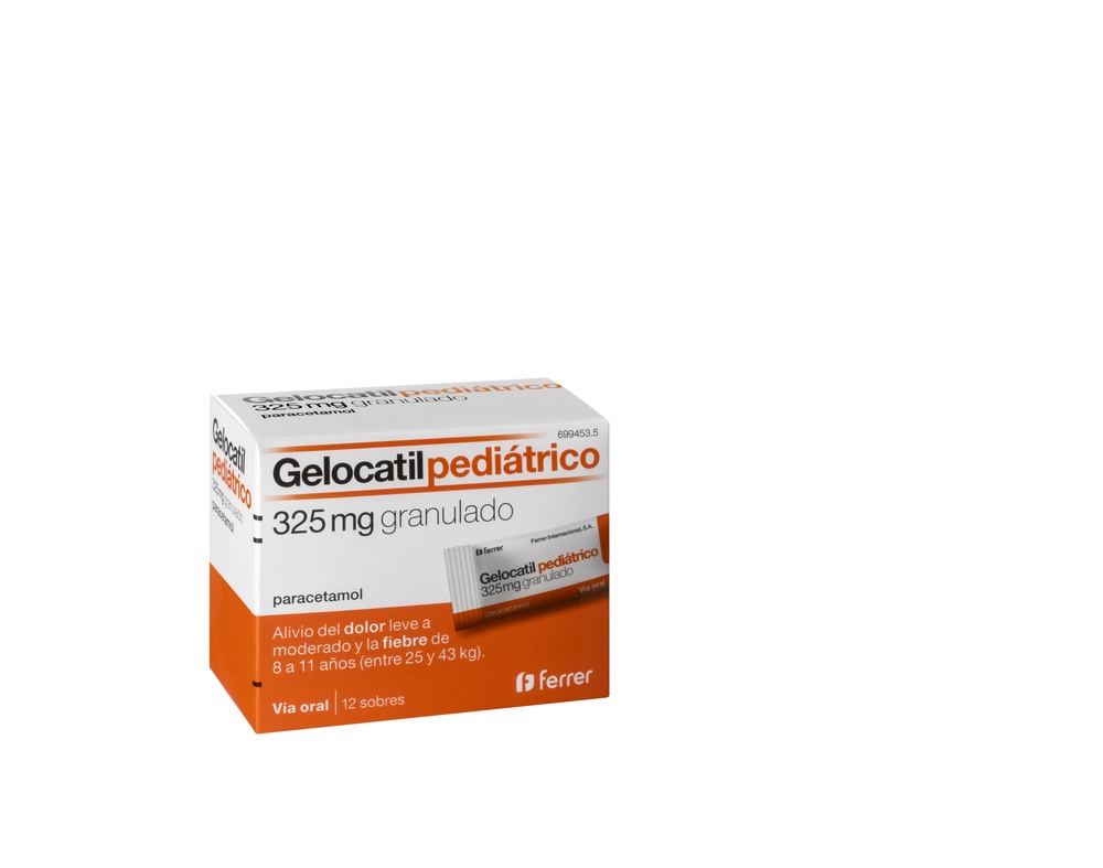 GELOCATIL PEDIÁTRICO 325 mg granulado