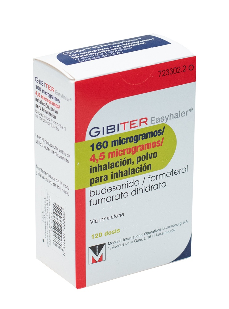 GIBITER EASYHALER 160 microgramas/4,5 microgramas/inalação PÓ PARA INALAÇÃO